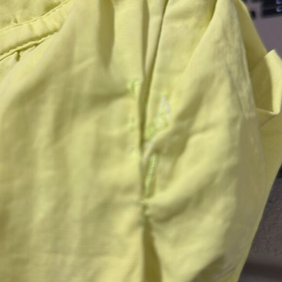 Jason Wu Neon Yellow/Green Midi dress EUC/ with repair. Size 8 - Picture 9 of 10